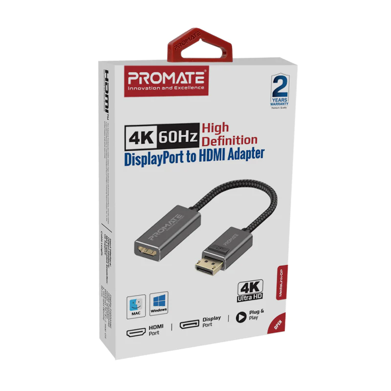 PROMATE MEDIALINK-DP 4K@60Hz High Definition DisplayPort to HDMI Adapter PROMATE MEDIALINK-DP 4K@60Hz High Definition DisplayPort to HDMI Adapter